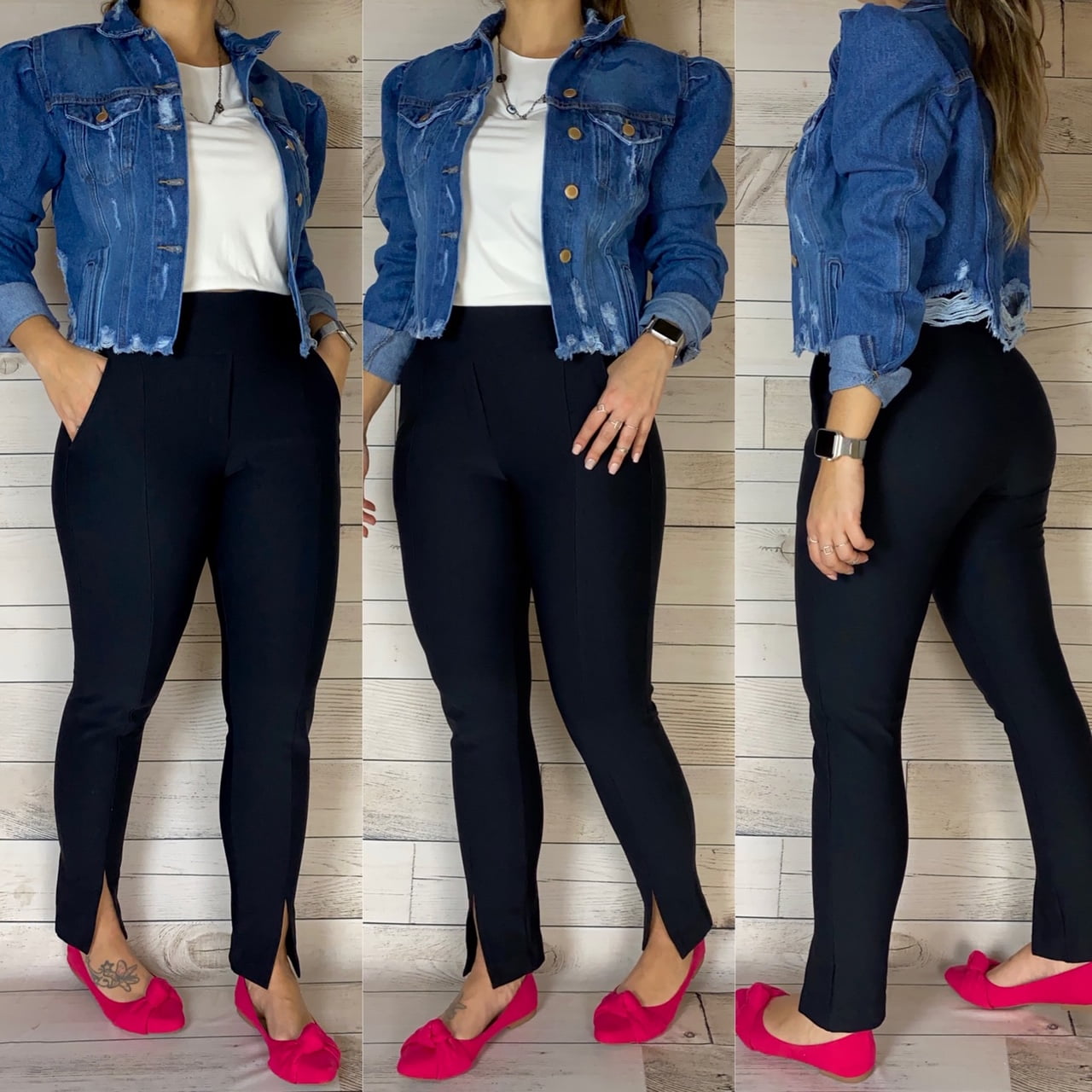 jaqueta high jeans